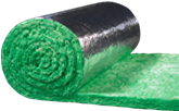 Insulation Roll with Foil Backing